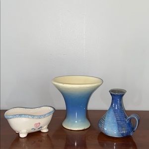 Random folk pottery Vase Small Pitcher & planter